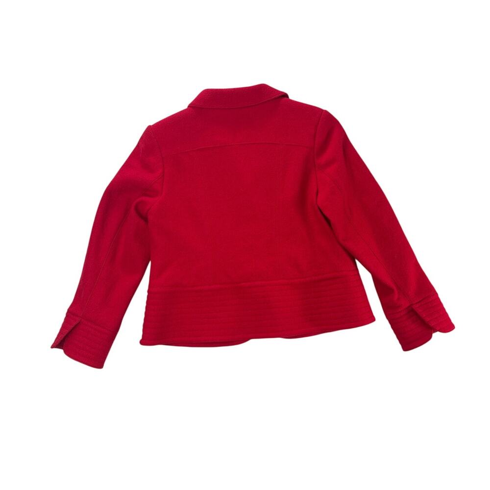 Pendleton Wool Jacket Red Womens Petite Large Bla… - image 8